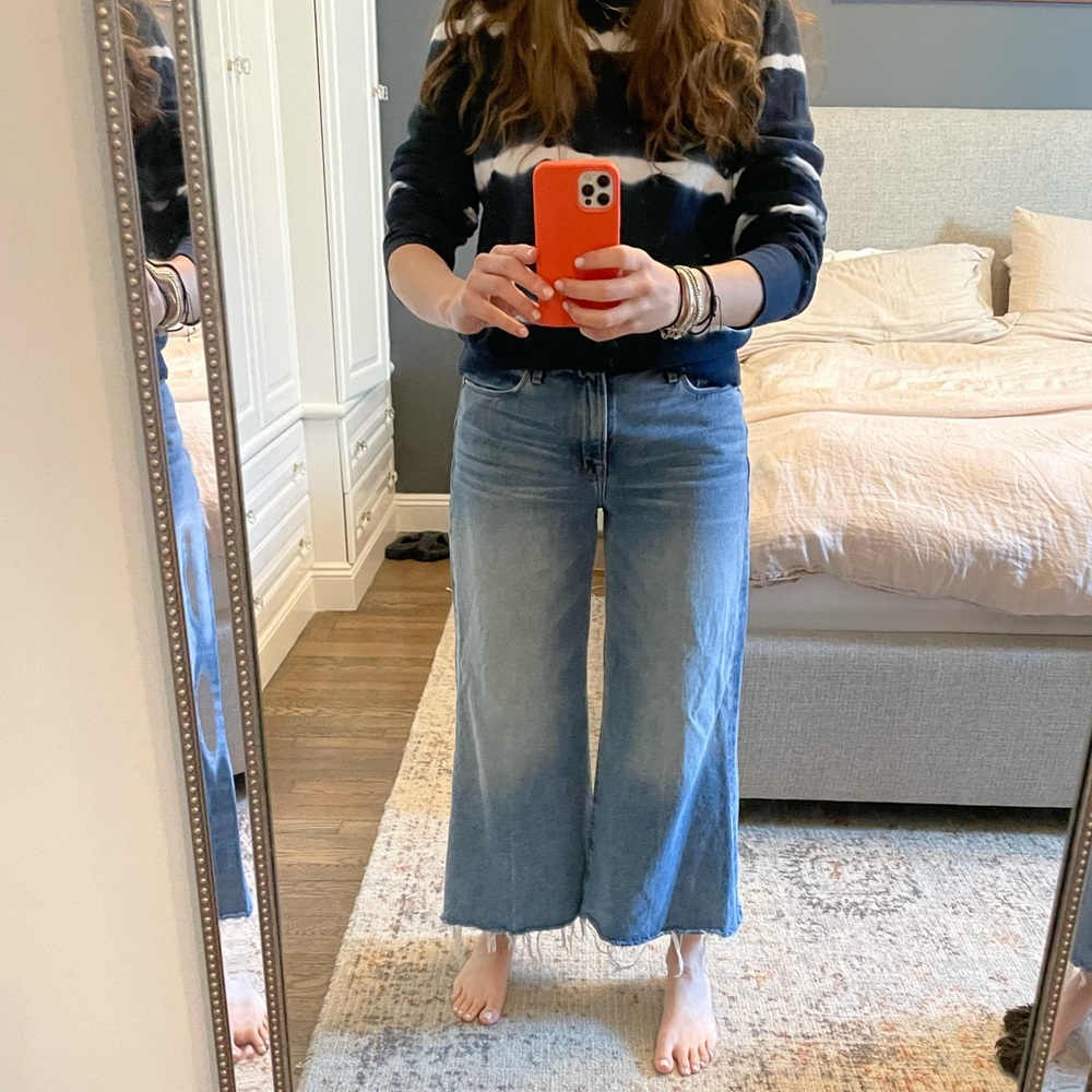 FRAME Wide-leg Denim